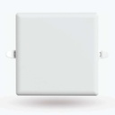 [DL-039-CCT] DuraLED - Lampara Panel LED 12W CCT 3en1 3000K-4500K-6500K Cuadrada Empotrar Infinity [Sin borde]