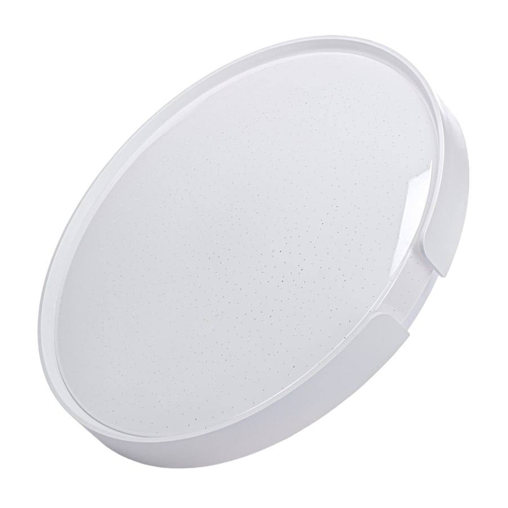 [S-601B-M] Lucerna - Lampara de Techo Plafon Decorativo Classic White 32W [400mmx70mm] C/Control Dimerizable 3K-4K-6K Superficial