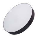 [S-606N-M]  Lucerna - Lampara de Techo Plafon Decorativo Moon Black 32W [400mmx70mm] C/Control Dimerizable 3K-4K-6K Superficial