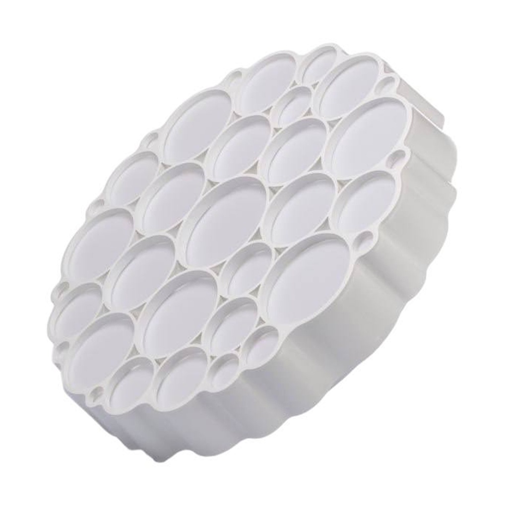 [S-607B-M] Lucerna - Lampara de Techo Plafon Decorativo Miel 32W [400mmx85mm] C/Control Dimerizable 3K-4K-6K Superficial