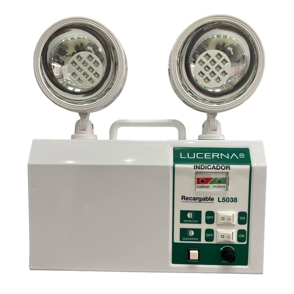 [L5038] Lucerna - Lampara de EmeRGEncia Doble Faro 6V 4.5Ah [22 Horas]