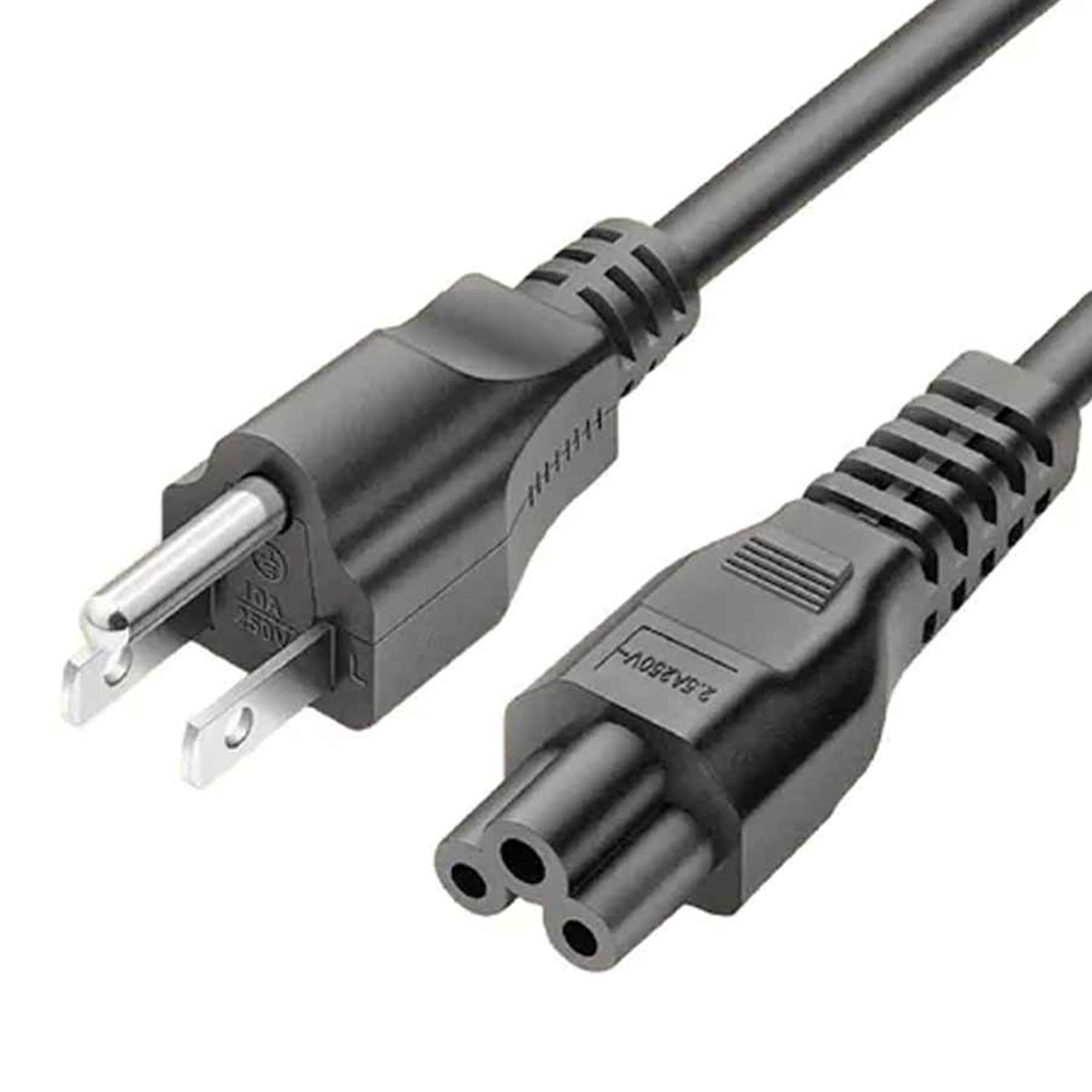 [CAB010] Cable de Poder Tipo Trebol [1.2 Metros]