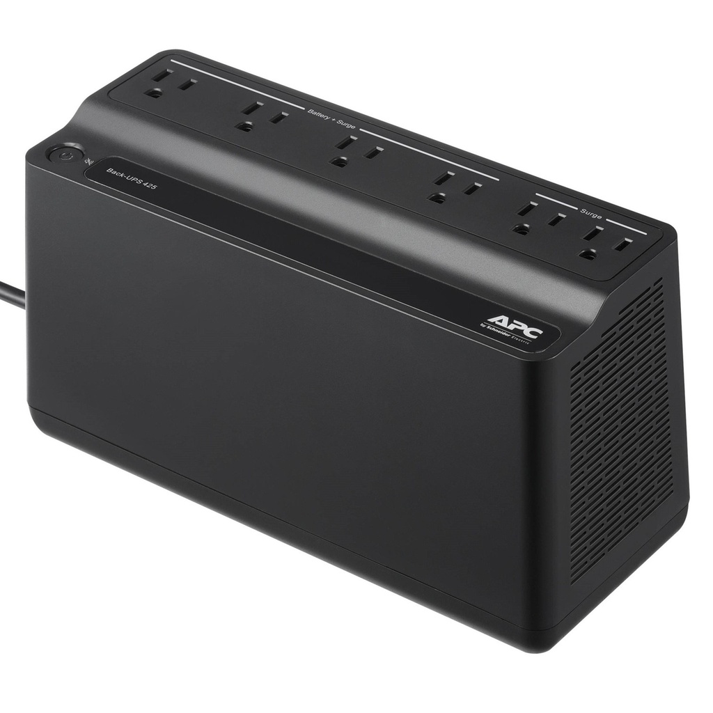 [BE425M-LM] APC - UPS 425VA/255W 120V [4] NEMA 5-15R [Batería de reserva] + [2] NEMA 5-15R [Protección]
