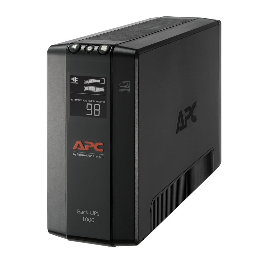 [BX1000M-LM60] APC - UPS 1000VA/600W Pantalla LCD 120V [4] NEMA 5-15R [Batería de reserva] + [4] NEMA 5-15R [Protección]