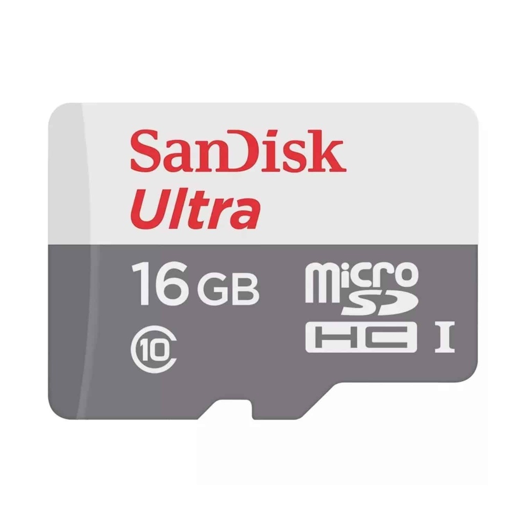 [SDSQUNS-016G-GN3MA] SanDisk - Memoria Micro SD 16GB Ultra 80MB/s
