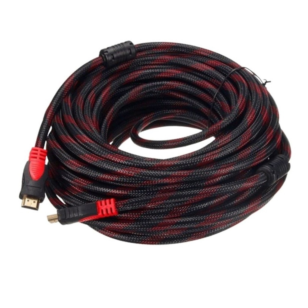 [CAB080] Cable HDMI Macho Doble HD Nylon [25 Metros]