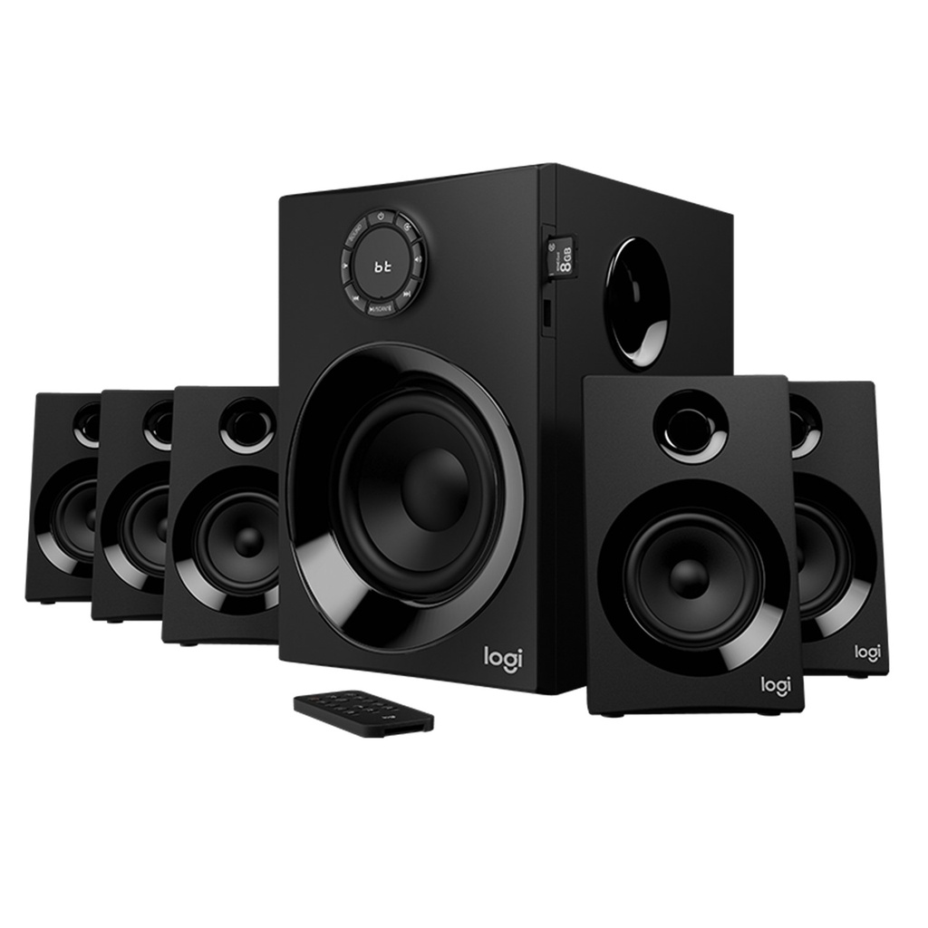 [Z607] Logitech - Cornetas Multimedia 5.1 Entradas RCA/Bluetooth 80W RMS 980-001315