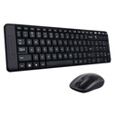 [MK220-BLACK] Logitech - Combo Teclado y Mouse Inalambrico [Español] [Negro]