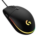 [G203-BLACK] Logitech - Mouse Alambrico USB Programable RGB Gaming [Negro]