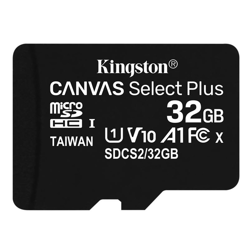 [SDCS2/32GB] Kingston - Tarjeta de Memoria Micro SD 32GB Canvas Select Plus 100MB/s UHS-I Clase 10