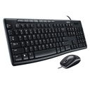 [MK200-BLACK] Logitech - Combo Teclado y Mouse Alambrico USB [Español] [Negro]