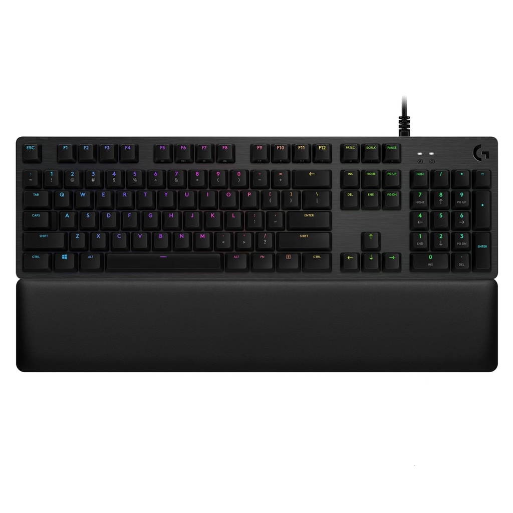[G513-BLACK] Logitech - Teclado Mecánico RGB LIGHTSYNC Gaming Alambrico USB [Inglés] [Negro]