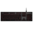 [G413-BALCK] Logitech - Teclado Mecánico con Retroiluminación Gaming Alambrico USB [Inglés] [Negro]