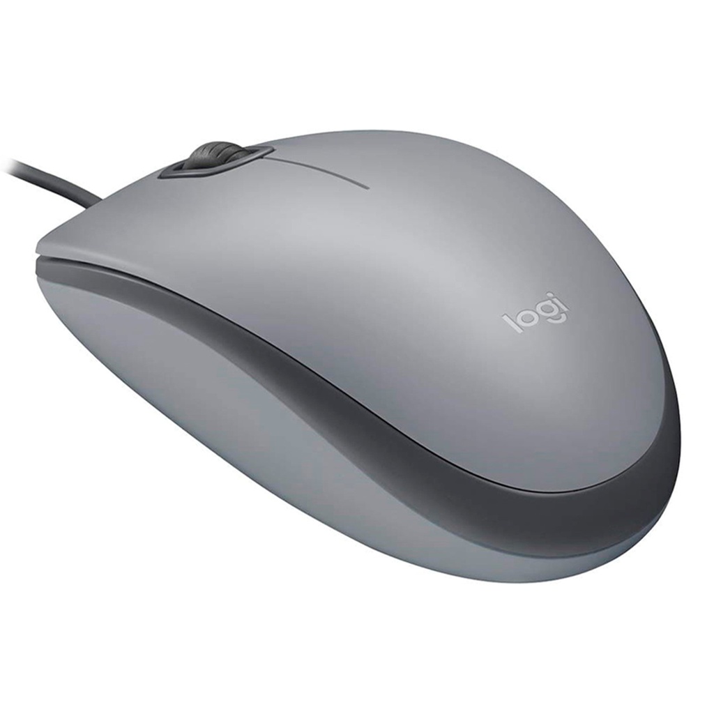 [M110-SILVER] Logitech - Mouse Optico Alambrico USB Silent [Plata]