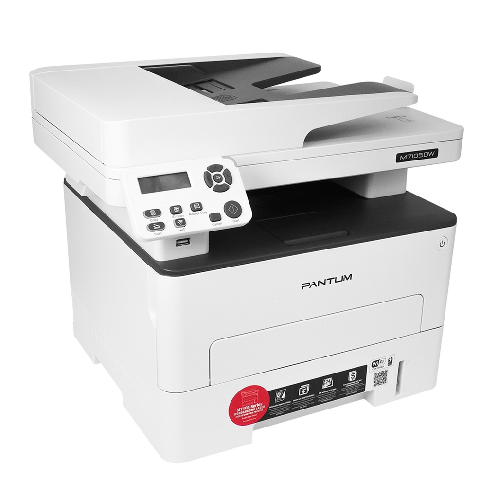 [M7105DW] Pantum - Impresora Laser Pantum Multifuncional Monocromatica