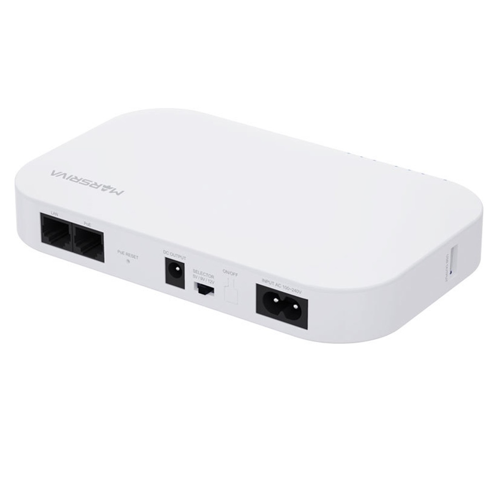 [KP2] Marsriva - Mini UPS 10.000Mah 18W 3 Puertos DC 5V/9V/12V y POE [24V]