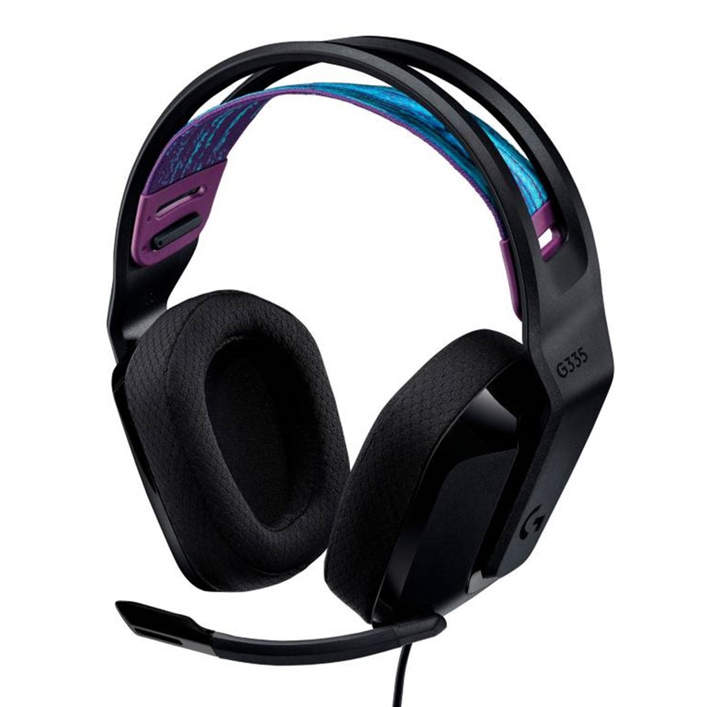 [G335] Logitech - Audifonos con Micrófono Gaming Negro 981-000977
