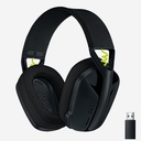 [G435] Logitech - Audifonos Inalámbricos con micrófono LIGHTSPEED Negro y Amarillo Gaming 981-001049
