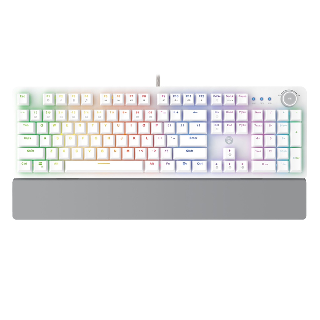 [MK853-WHITE] Fantech - Teclado MaxPower Ingles Gaming [Blanco]