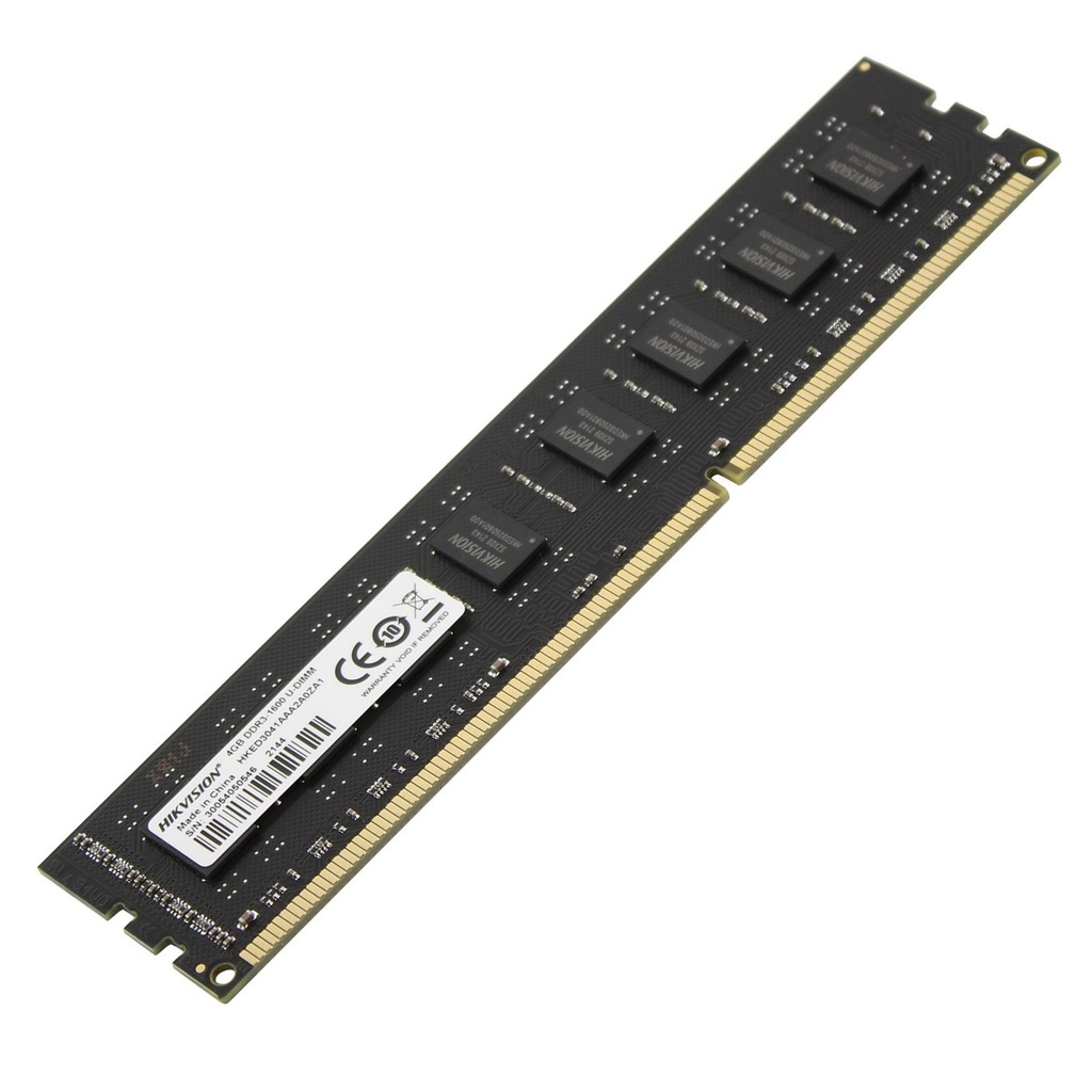 [HKED3041AAA2A0ZA1] Hikvision - Memoria RAM DDR3 4Gb Udimm 1600Mhz CL11 288 Pines Hikstorage