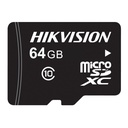 [HS-TF-C1/64G] Hikvision - Memoria Micro SD 64GB 92MB/s Clase 10 Hikstorage