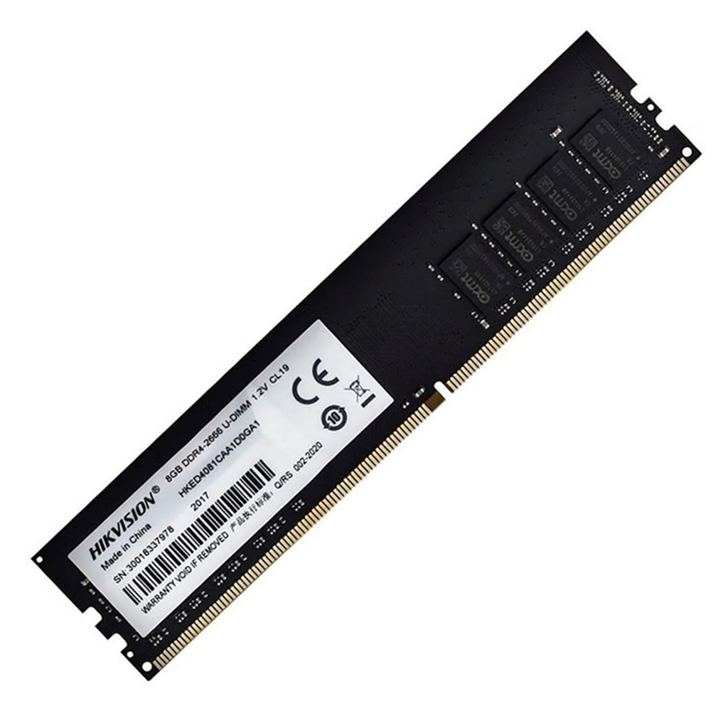 [HKED4081CBA1D0ZA1] Hikvision - Memoria RAM DDR4 8Gb Udimm 2666Mhz CL19 288 Pines Hikstorage