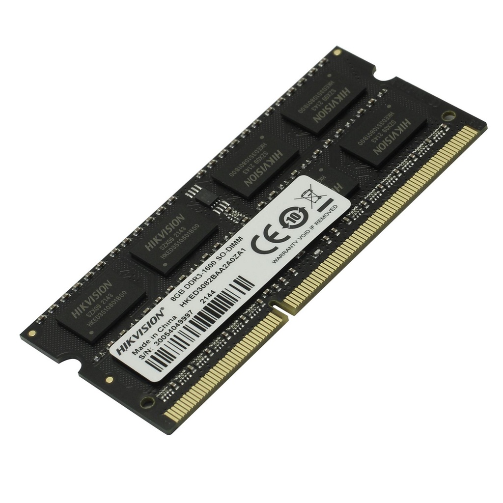 [HKED3082BAA2A0ZA1] Hikvision - Memoria RAM DDR3 8Gb Sodimm 1600Mhz CL11 204 Pines Hikstorage