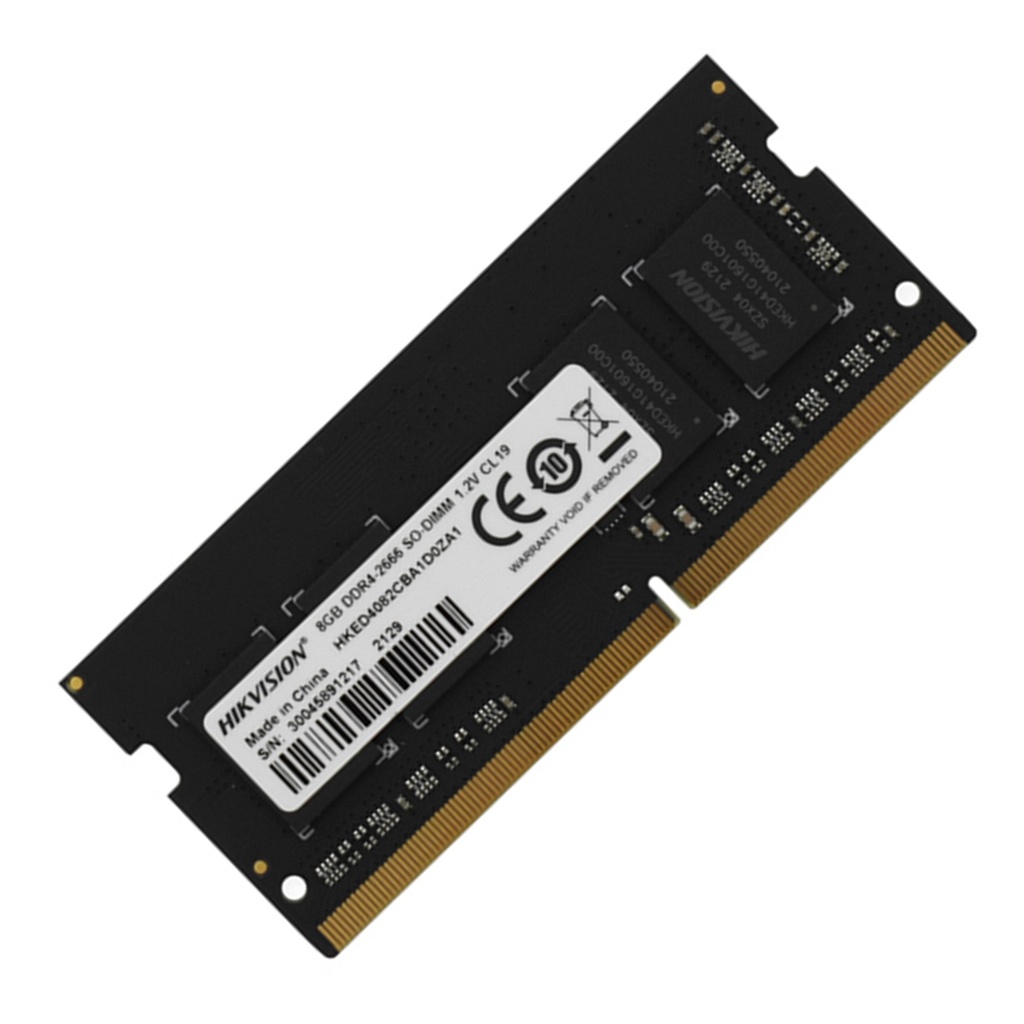 [HKED4082CBA1D0ZA1] Hikvision - Memoria RAM DDR4 8Gb Sodimm 2666Mhz CL19 204 Pines Hikstorage