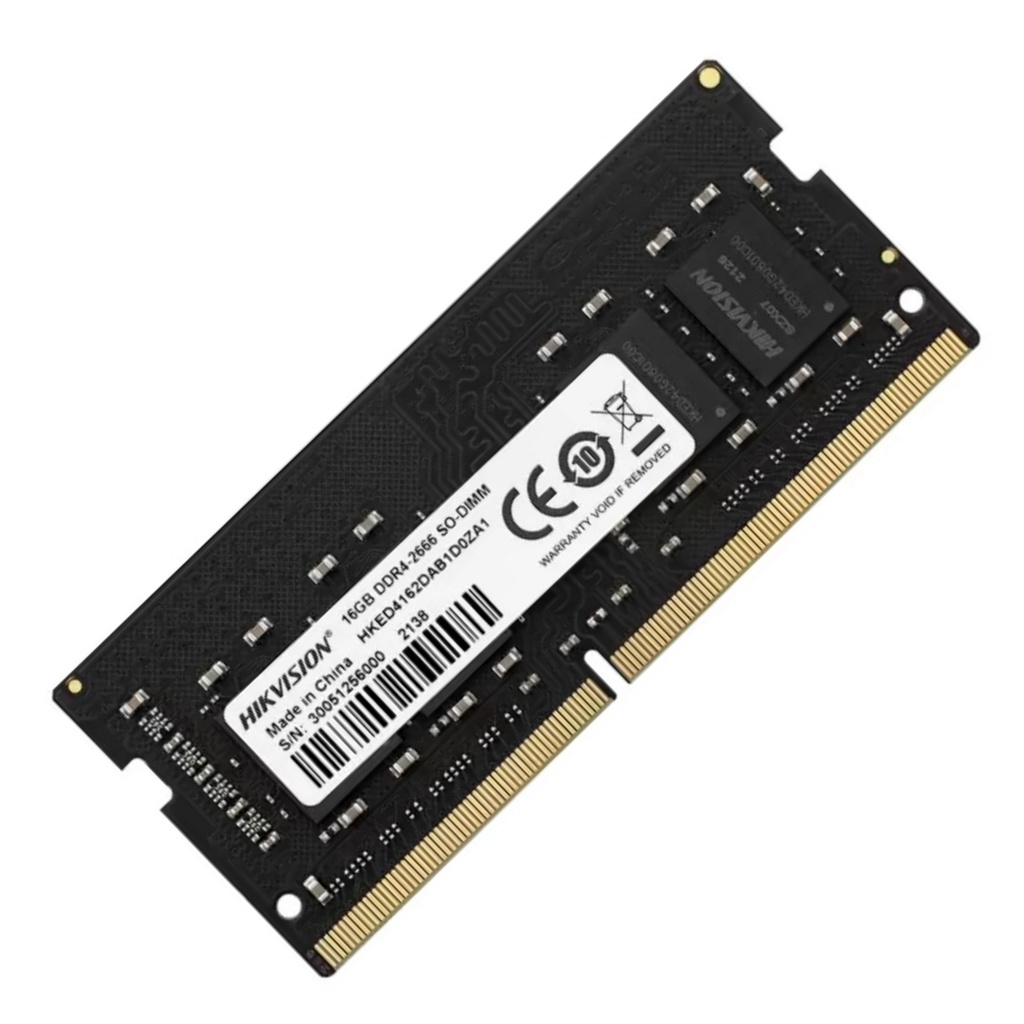 [HKED4162DAB1D0ZA1] Hikvision - Memoria RAM DDR4 16Gb Sodimm 2666Mhz CL19 204 Pines Hikstorage