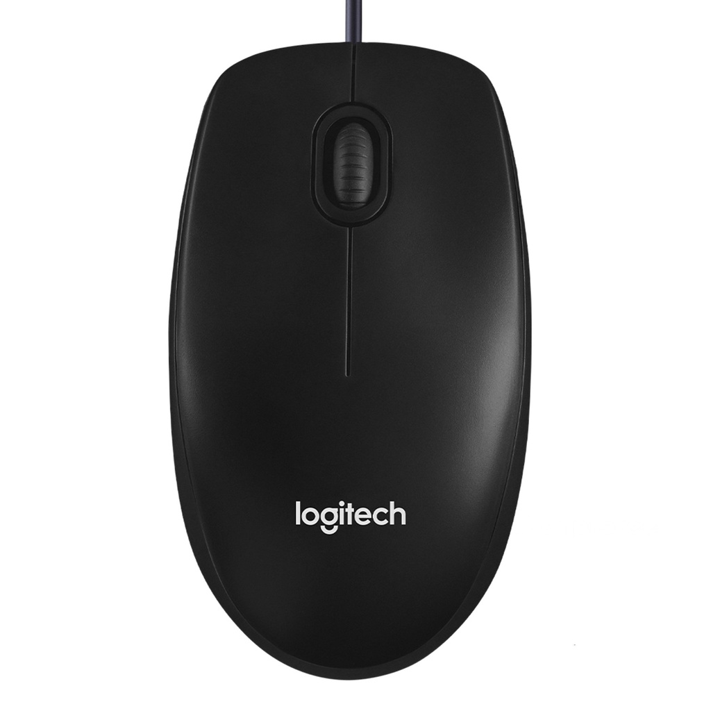 [M100-BLACK] Logitech - Mouse Optico Alambrico USB [Negro]