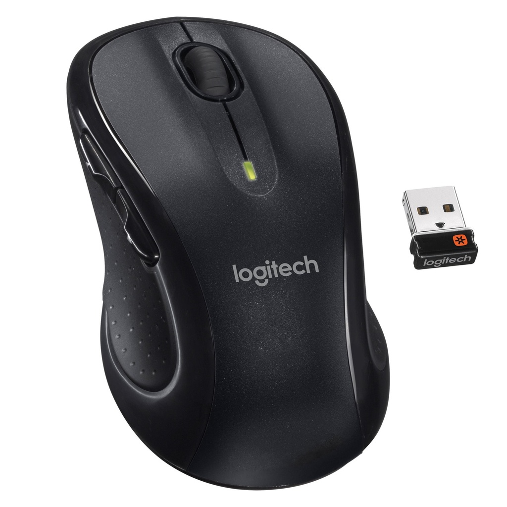 [M510-BLACK] Logitech - Mouse Inalámbrico con Seguimiento Láser [Negro]