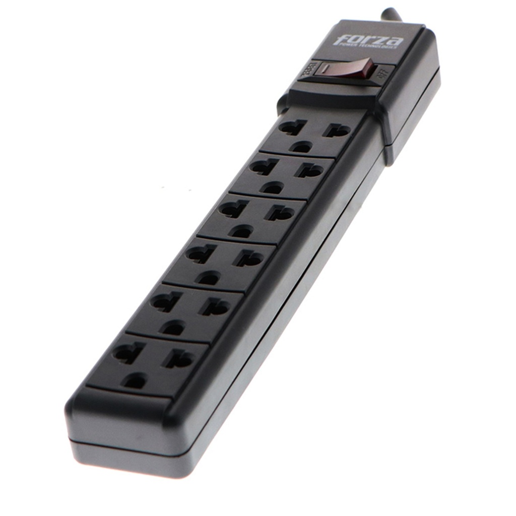 [PS-001B] Forza - Regleta de Alimentacion de 2200W [6] NEMA Universal 120V/240V