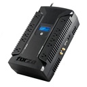 [HT-750LCD] Forza - UPS Interactivo 750VA/450W Pantalla LCD 110V [12] x NEMA 5-15R [6 en Reserva] + USB + Coaxial