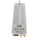 [FSP-1011USBW] Forza - Regleta Protector de Voltaje 1750W [11] x NEMA 5-15R + USB + RJ45 + Coaxial 120V/240V
