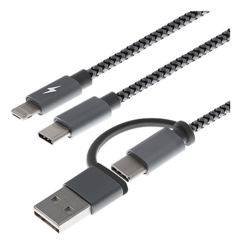[XTC560] Xtech - Cable Multifuncional para Carga 5 en 1