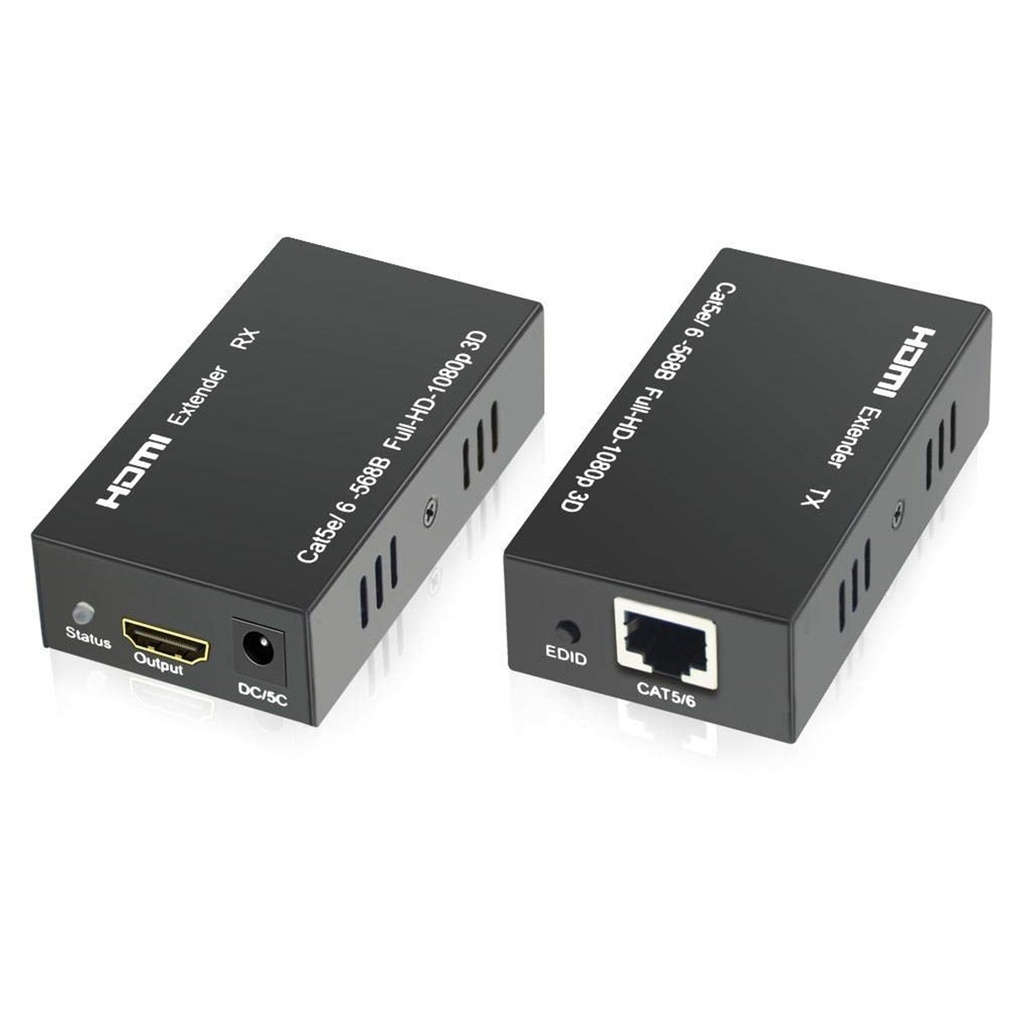[STC-HDMIEXT60M] STC- Extensor HDMI Hembra a RJ45 Activo [60 Metros]