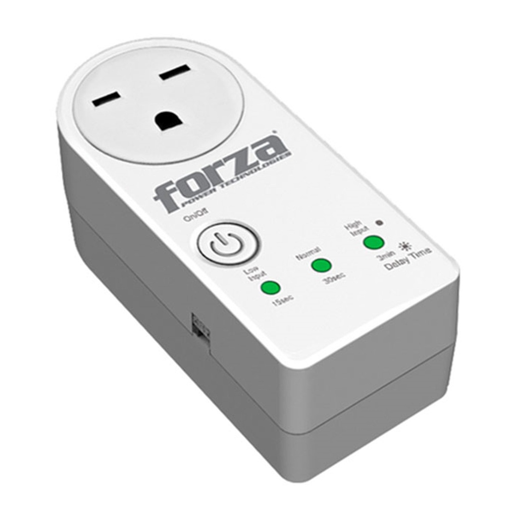 [FVP-3302B] Forza - Protector de Voltaje 220V 3300W [1] x NEMA 6-15R Giro de 350°