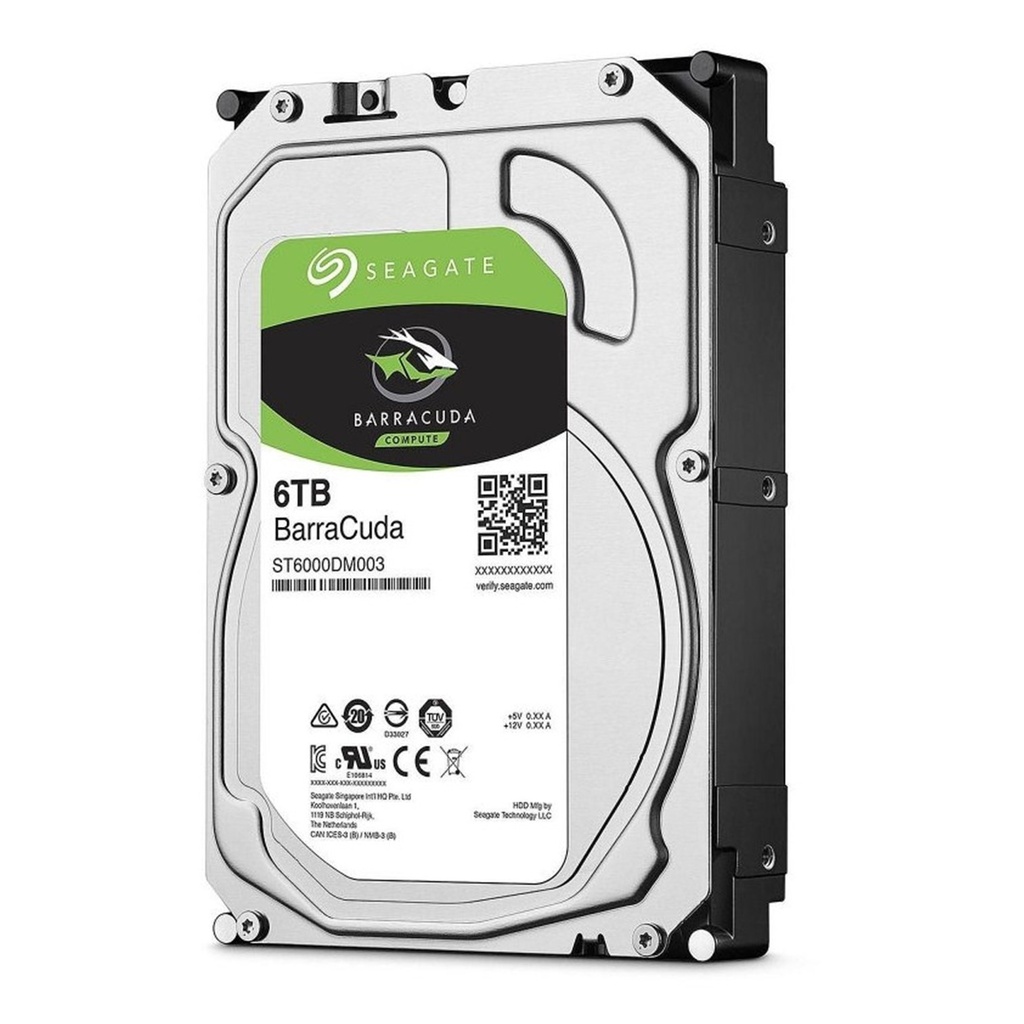 [ST6000DM003] Seagate - Disco Duro Barracuda SATA III 6Tb 5400 rpm Cache 256Mb 3.5" 