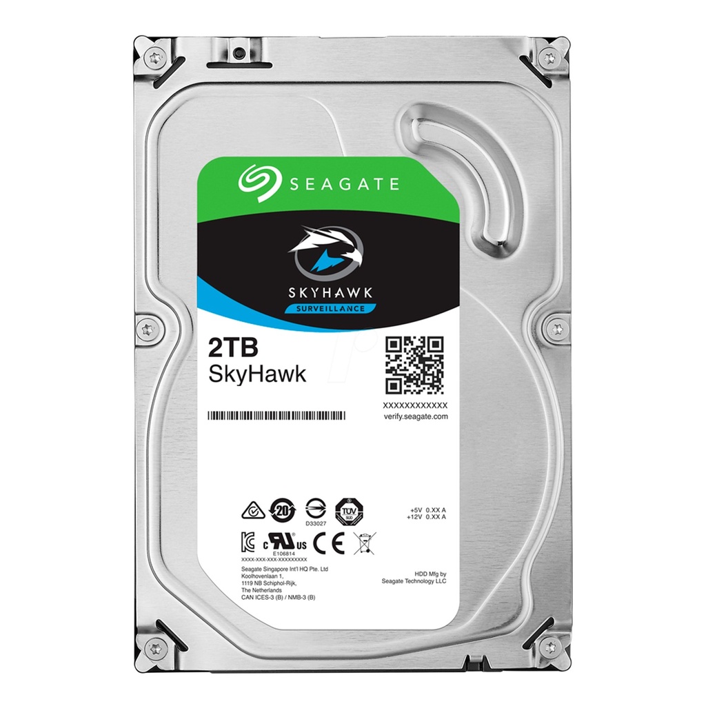 [ST2000VX015] Seagate - Disco Duro Skyhawk SATA III 2Tb 5400 rpm Cache 256Mb 3.5" Videovigilancia
