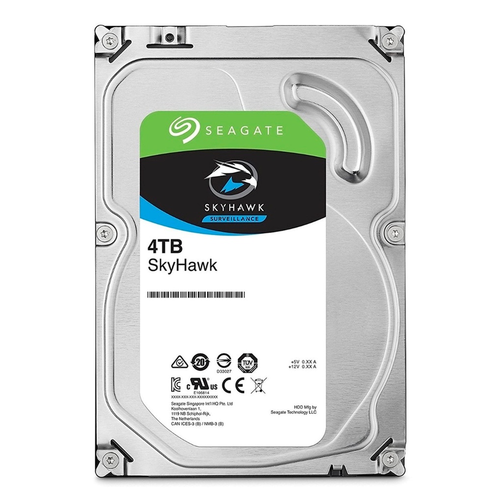[ST4000VX013] Seagate - Disco Duro Skyhawk SATA III 4Tb 5400 rpm Cache 256Mb 3.5" Videovigilancia