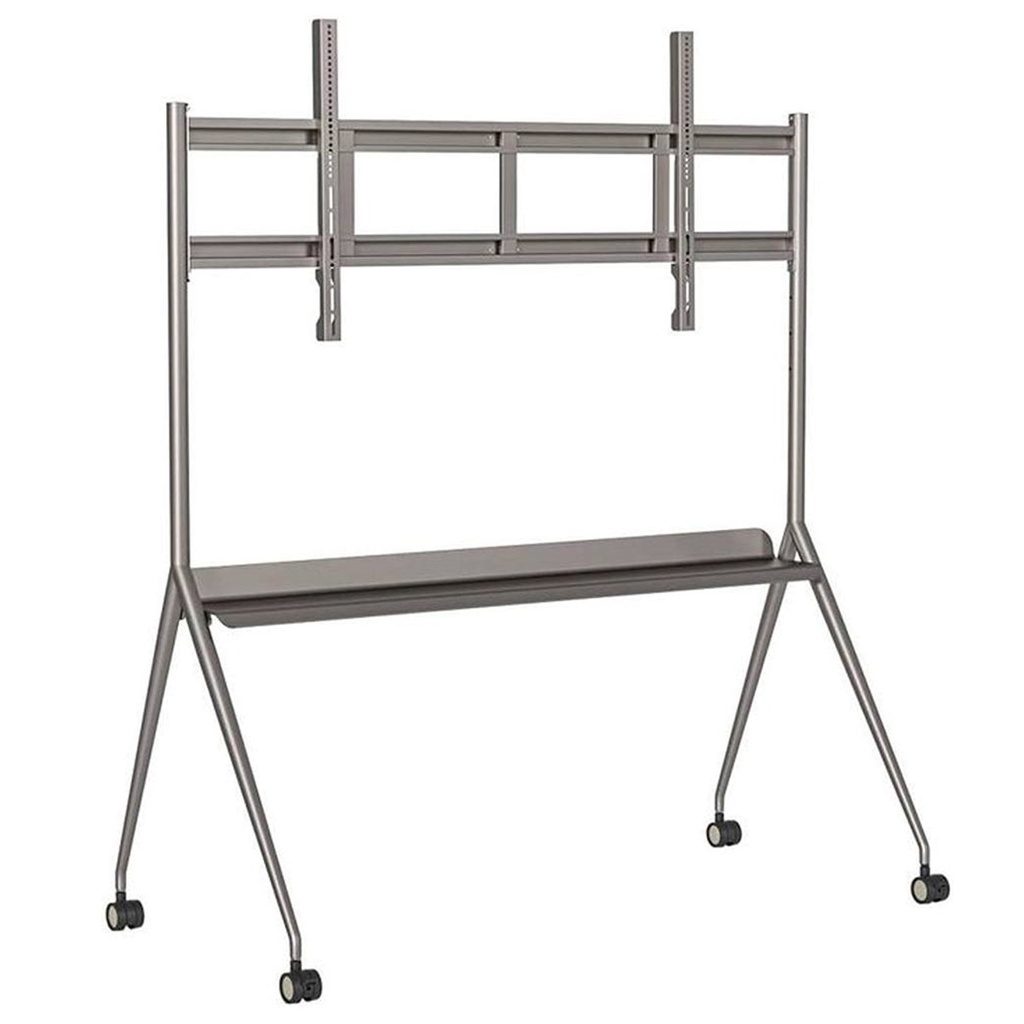 [DS-D5ABKY2-B] Hikvision - Soporte Móvil para Pantallas Interactivas de 86" de Acero Gris Plata