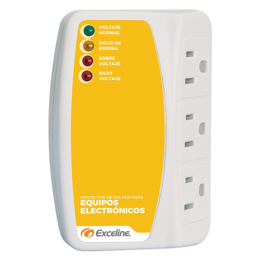 [GSME120] Exceline - Protector de Equipos Electronicos 110V [Enchufable]