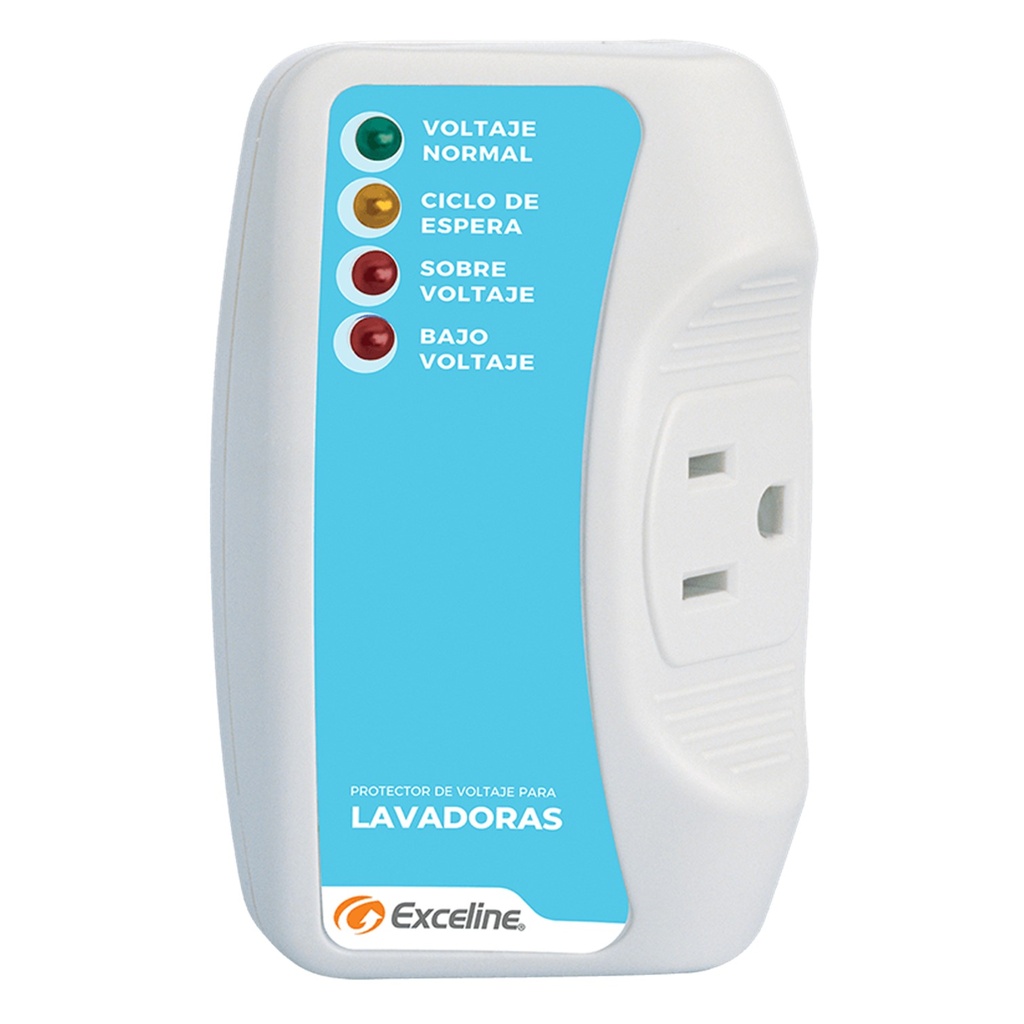 [GSM-LV120] Exceline - Protector de Lavadoras 110V [Enchufable]