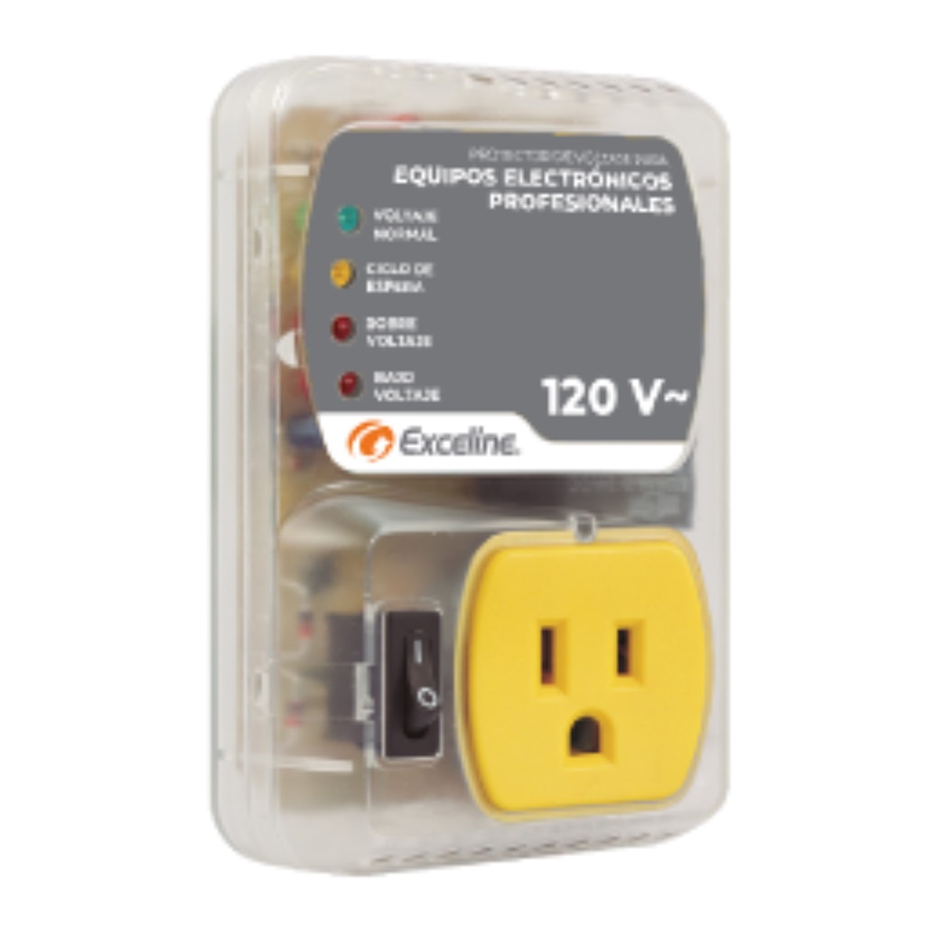 [GSM-EP120] Exceline - Protector de Equipos Electronicos Profesionales 110V [Enchufable]