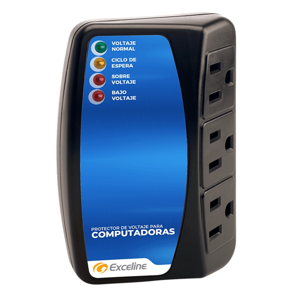 [GSM-PC120] Exceline - Protector de Computadoras 110V [Enchufable]