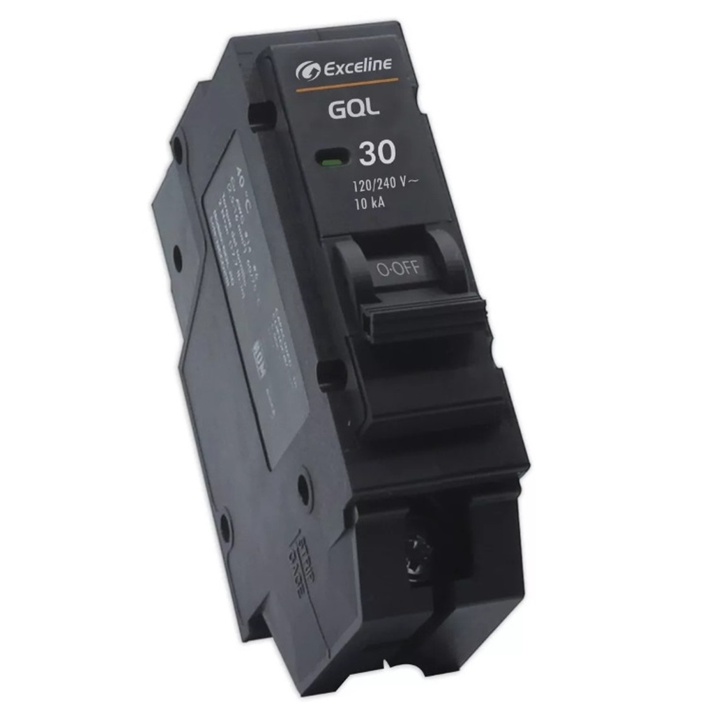 [GQL-30A-1] Exceline - Breaker Enchufable GQL TermoMagnetico 30Amp [1 polo]