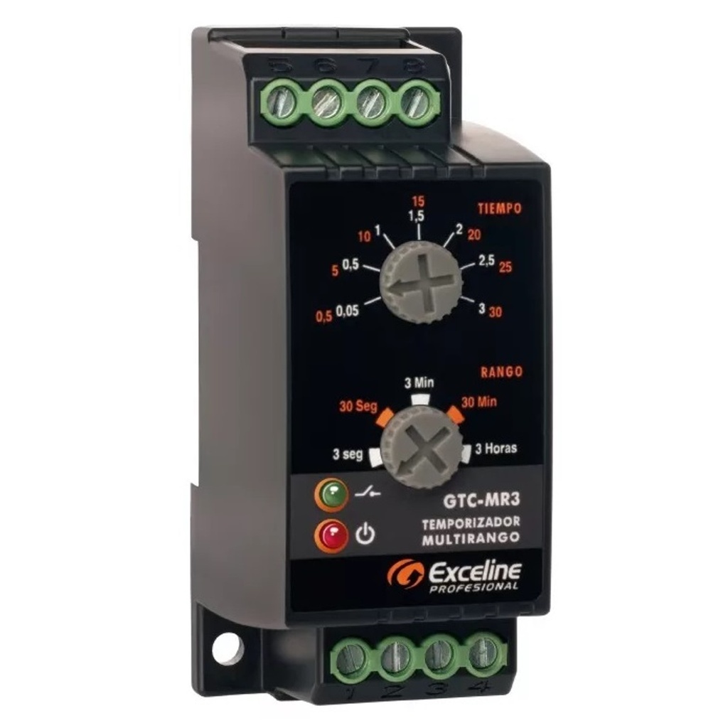 [GTC-MR3] Exceline - Temporizador Multirango 110V/220V
