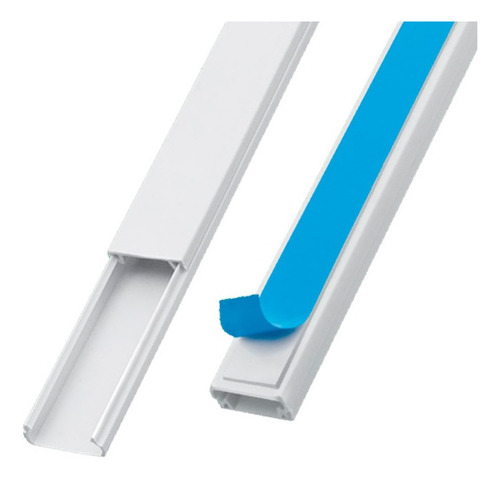[WP-CANA2010-2M-1UND] Wireplus - Canaleta PVC Multiuso con Pegamento 20x10x2000 [Unidad]