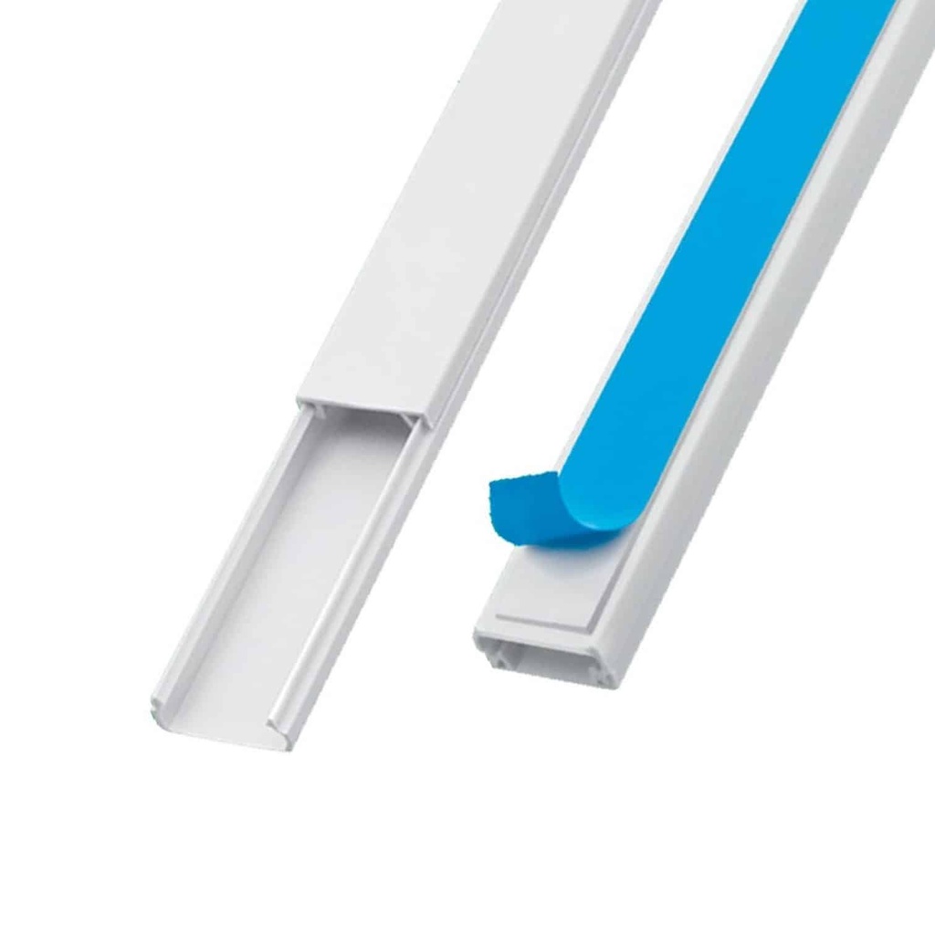 [WP-CANA2414-2M-1UND] Wireplus - Canaleta PVC Multiuso con Pegamento 24x14x2000 [Unidad]