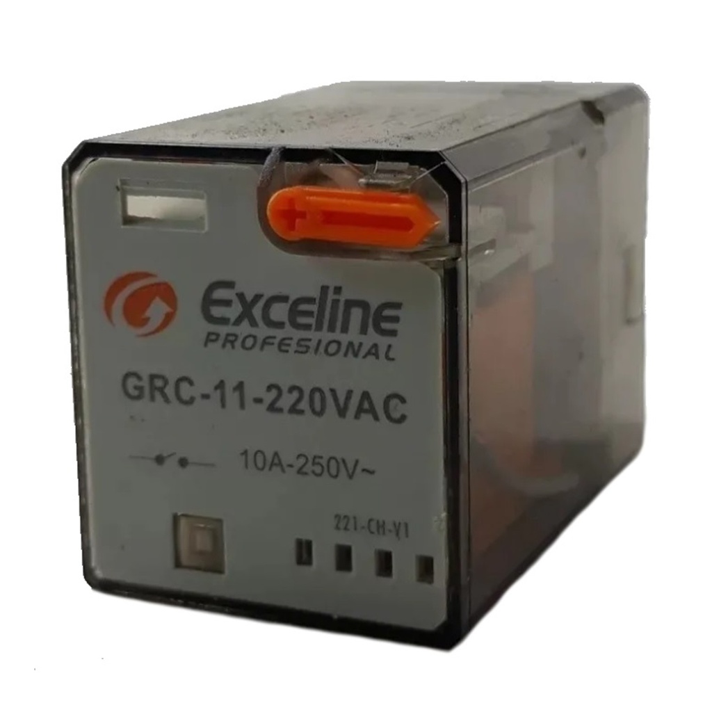 [GRC-11-220VAC] Exceline - Rele 11 Pines 220V 10A@250V 220V